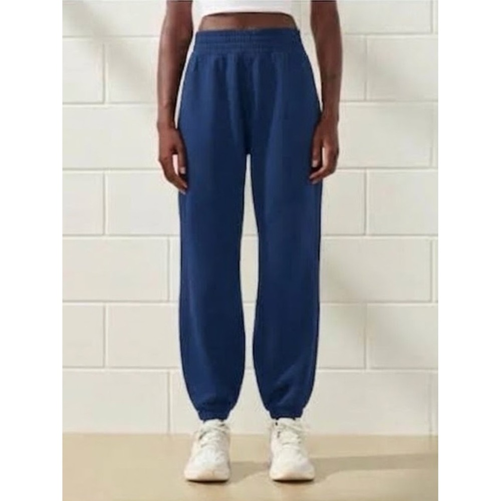 YPB Abercrombie Navy neoKNIT High Rise Jogger Sweatpants M Sporty Athleisure